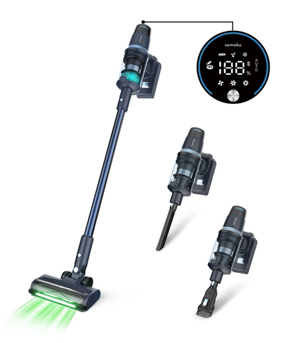 مكنسة كهربائية لاسلكية عمودية CleanDetect