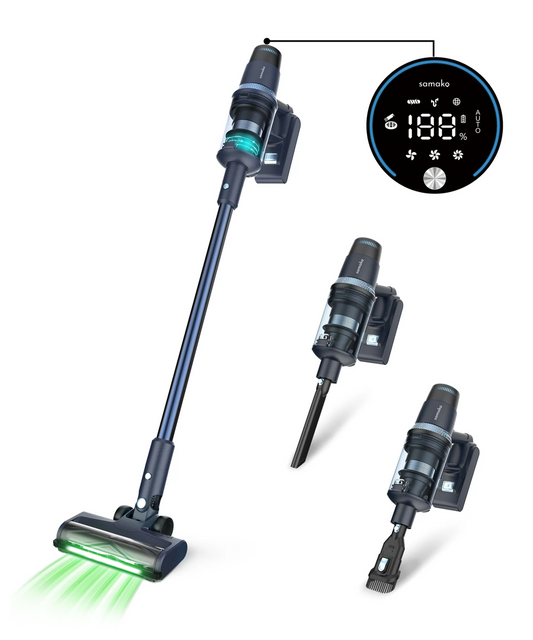 مكنسة كهربائية لاسلكية عمودية CleanDetect
