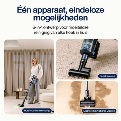 مكنسة كهربائية لاسلكية عمودية CleanDetect