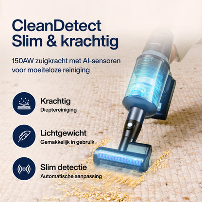 مكنسة كهربائية لاسلكية عمودية CleanDetect