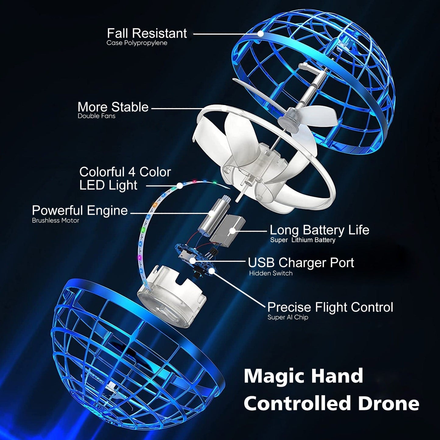 Flying Nova Pro Ball Spinner - New High-Speed